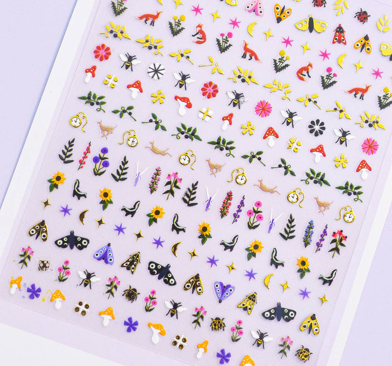 Nail Art Stickers - Wildflower