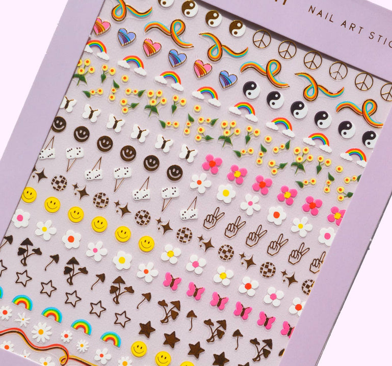 Nail Art Stickers - Stay Groovy